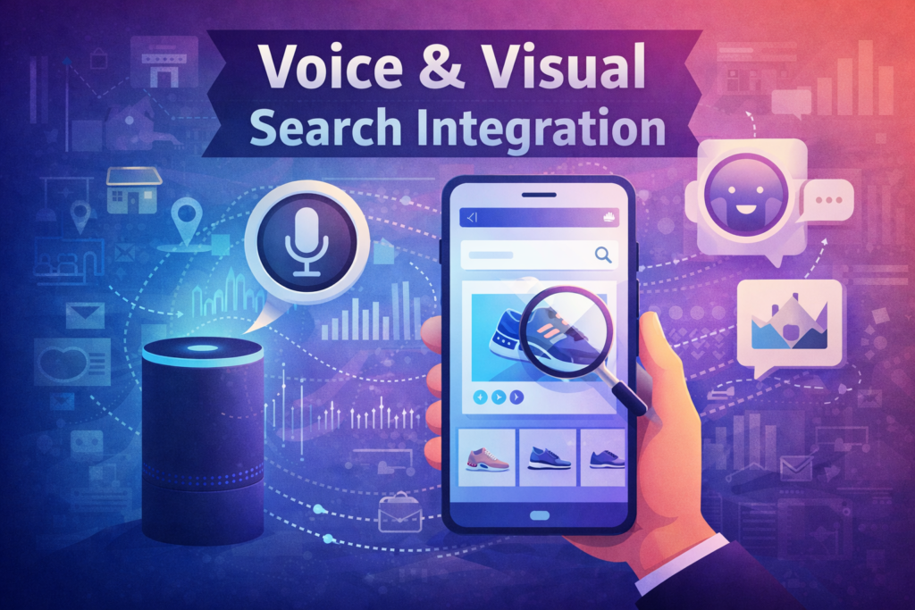 Voice & Visual search integration
